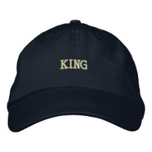 Embroidered Hat - KING Text Name - Part 3