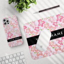 Pink Hibiscus, Black Collection