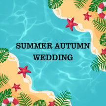 Minimal Blue Ocean Summer Wedding