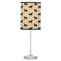Labrador Retriever Dog Silhouettes Pattern