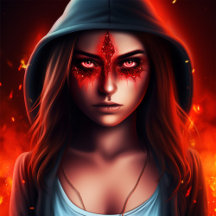 Poster Fille Super -Héros