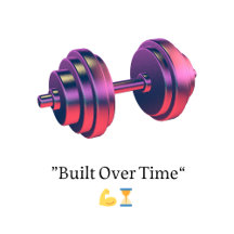 Built Over Time – Fitness Motivation Collection 💪
