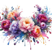 boho modern bright floral