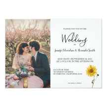 Rustic sunflower country photo wedding