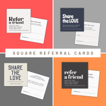 SQUARE Referral Card Design