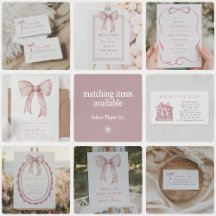 Pink Bow Baby Shower