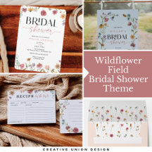 Wildflower Field Bridal Shower Theme