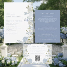 Delicate Blue Blossom Wedding