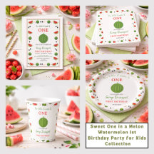 Sweet One in a Melon Watermelon 1st Birthday Party