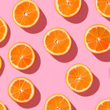 Bold Orange Slice Pattern Collection