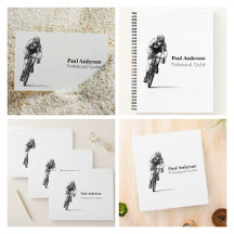 Black And White Professional Cyclist