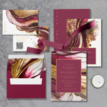 Abstract Sparkling Wedding Wine Red