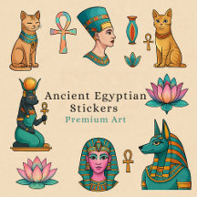 Ancient Egyptian Stickers – Premium Art