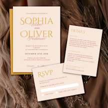 Chic powder blush, mustard gold wedding collection