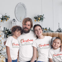 Christmas Family Matching with Name 