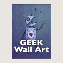 Geek wall art