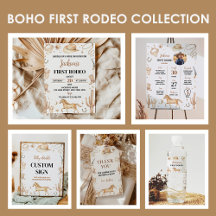 Boho First Rodeo Party