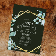 Golden Wedding Anniversary Gifts and Supplies