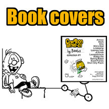 Book cover water bottles