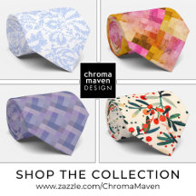 Floral and Geometric Patterned Ties