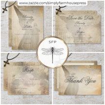 Vintage Gothic Stone Angel Wedding