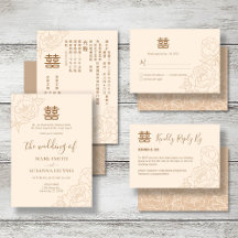 Peony Line Art Wedding