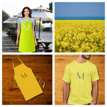 Monogrammed & Personalized Yellow 