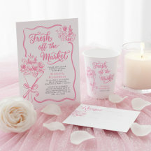 Pink Floral Bridal Shower Set Fresh Off The Market