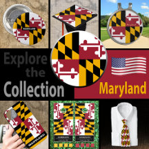 Maryland, Maryland Flag, USA