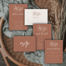 Terracotta Pumpkin Wedding Suite