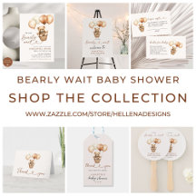 Teddy Bear Gender Neutral Baby shower