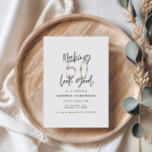 50th birthday black silver modern elegant 