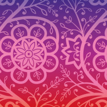Purple and Pink floral indian pattern