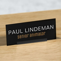 Professional Employee Name Tags Collection