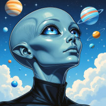 Beautiful Extraterrestrial Alien Being 