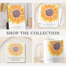 Add Your Inspirational Quote Sunflower Collection
