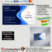 Company Photo Logo Promotional Business Magnet