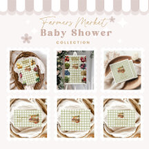 Green Farmers Market Baby Shower
