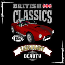 Great Britain Oldtimer AC Shelby Cobra Union Jack