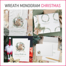 Wreath Monogram Christmas
