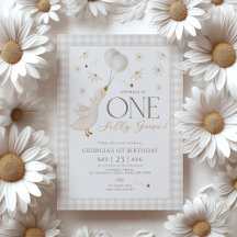 Boy's 1st Birthday Invitations