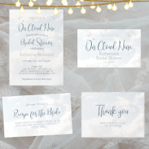 On cloud nine romance bridal shower