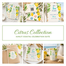 All i sea is love Lemon Yellow Art Suite