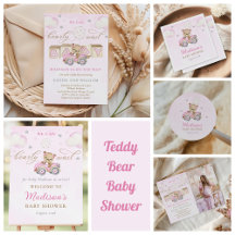 Teddy Bear Girl Baby Shower