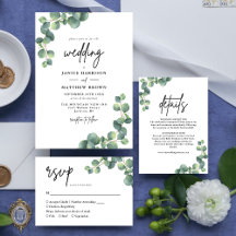 Rustic Eucalyptus Greenery Wedding Collection