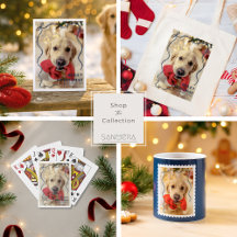 Cute Pet Photo Christmas Holiday Gift