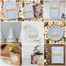 Retro Four Ever Groovy Boys 4th Birthday