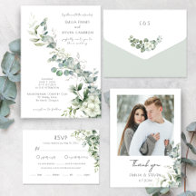 Elegant Eucalyptus Greenery Wedding Suite