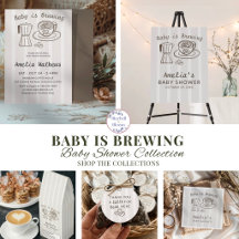Baby is Brewing Coffee Themed Baby Shower