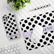 Polka Dots Pattern, Purple - Home Decor Collection